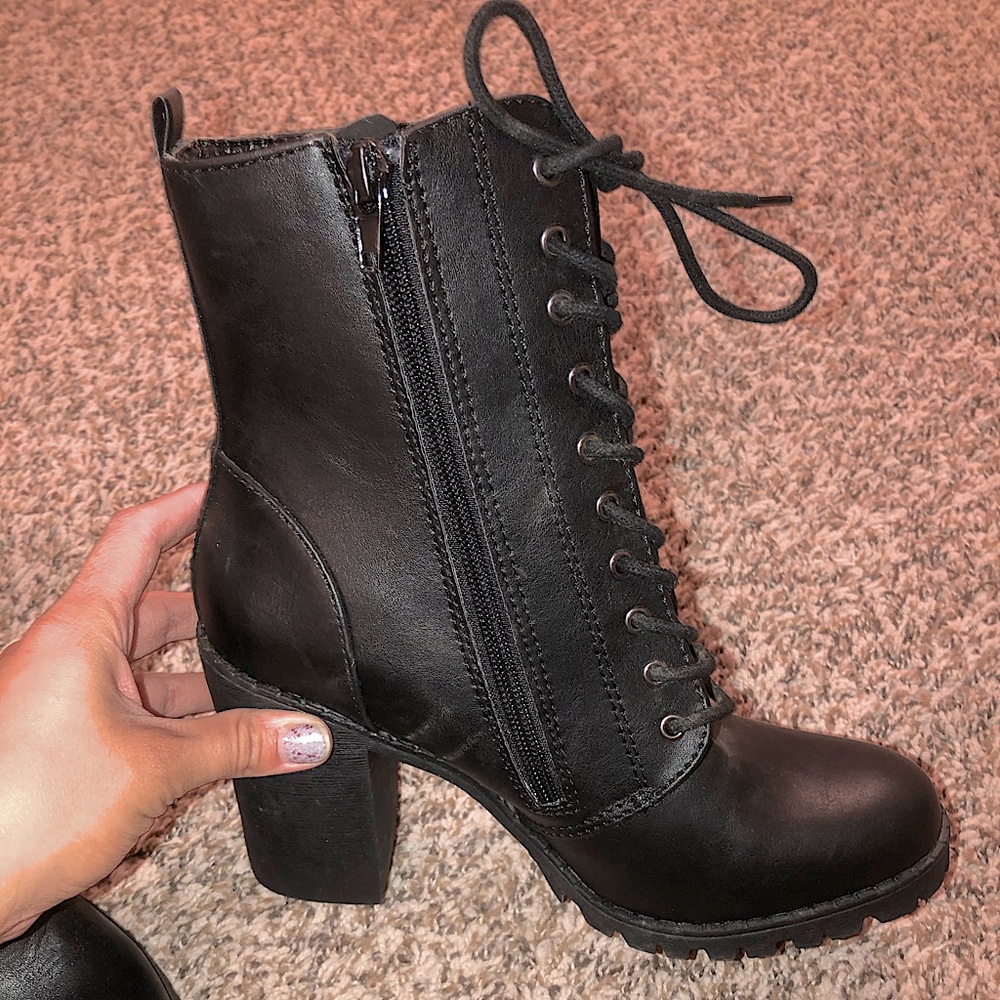 Black boots
